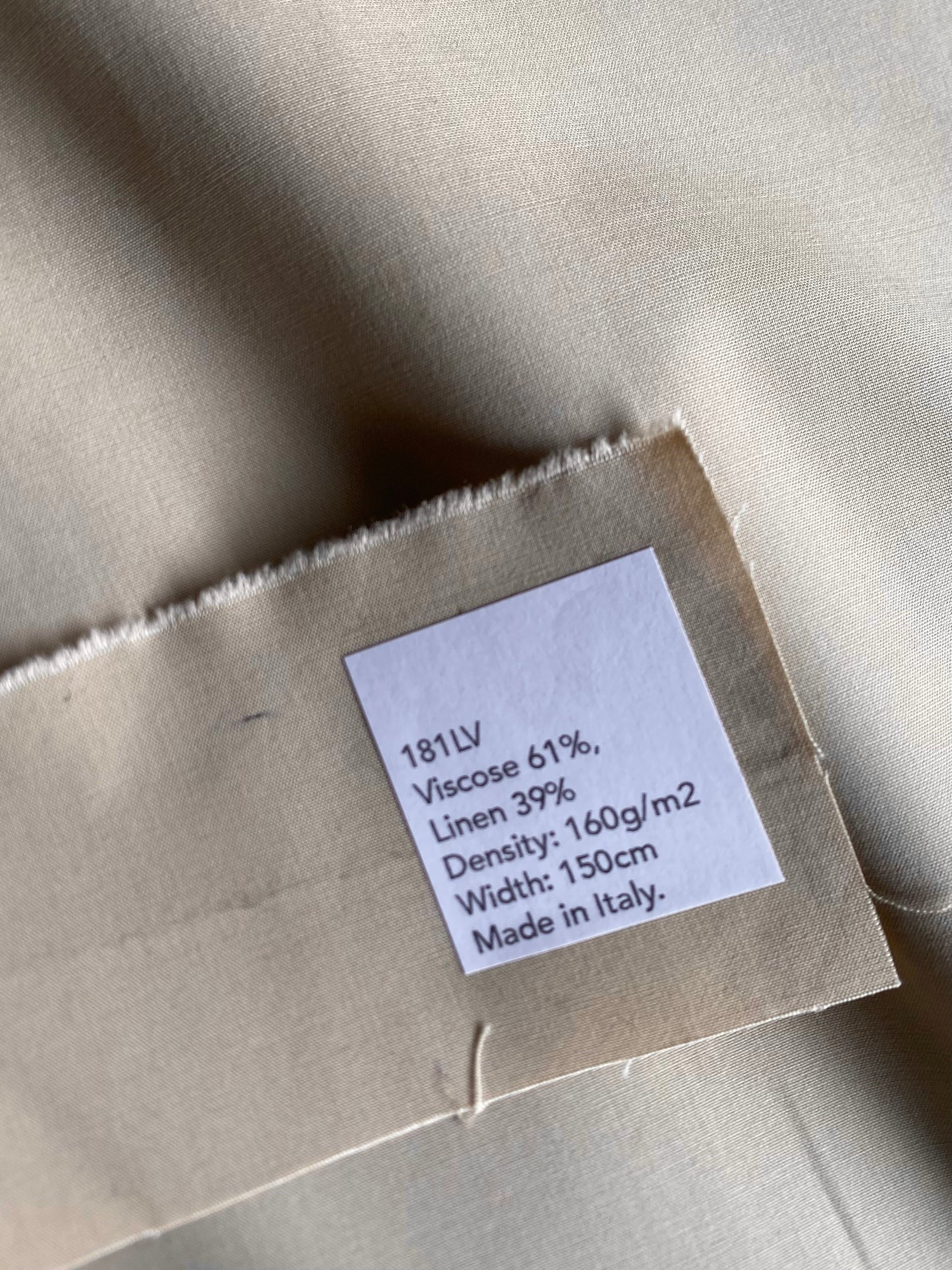 181LV. Linen-Viscose. 160g/m2.