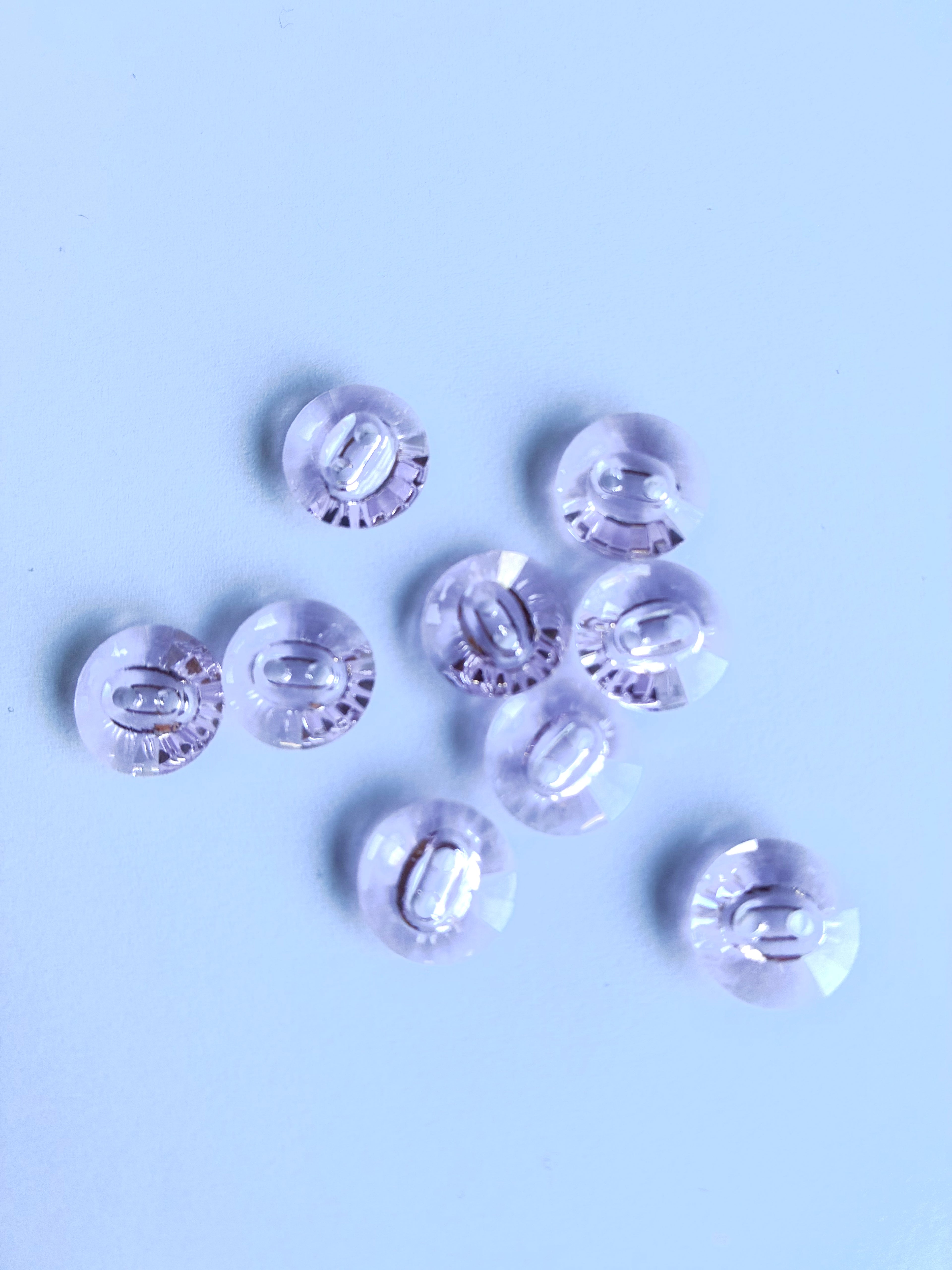 3019. Crystal round button 12 mm.