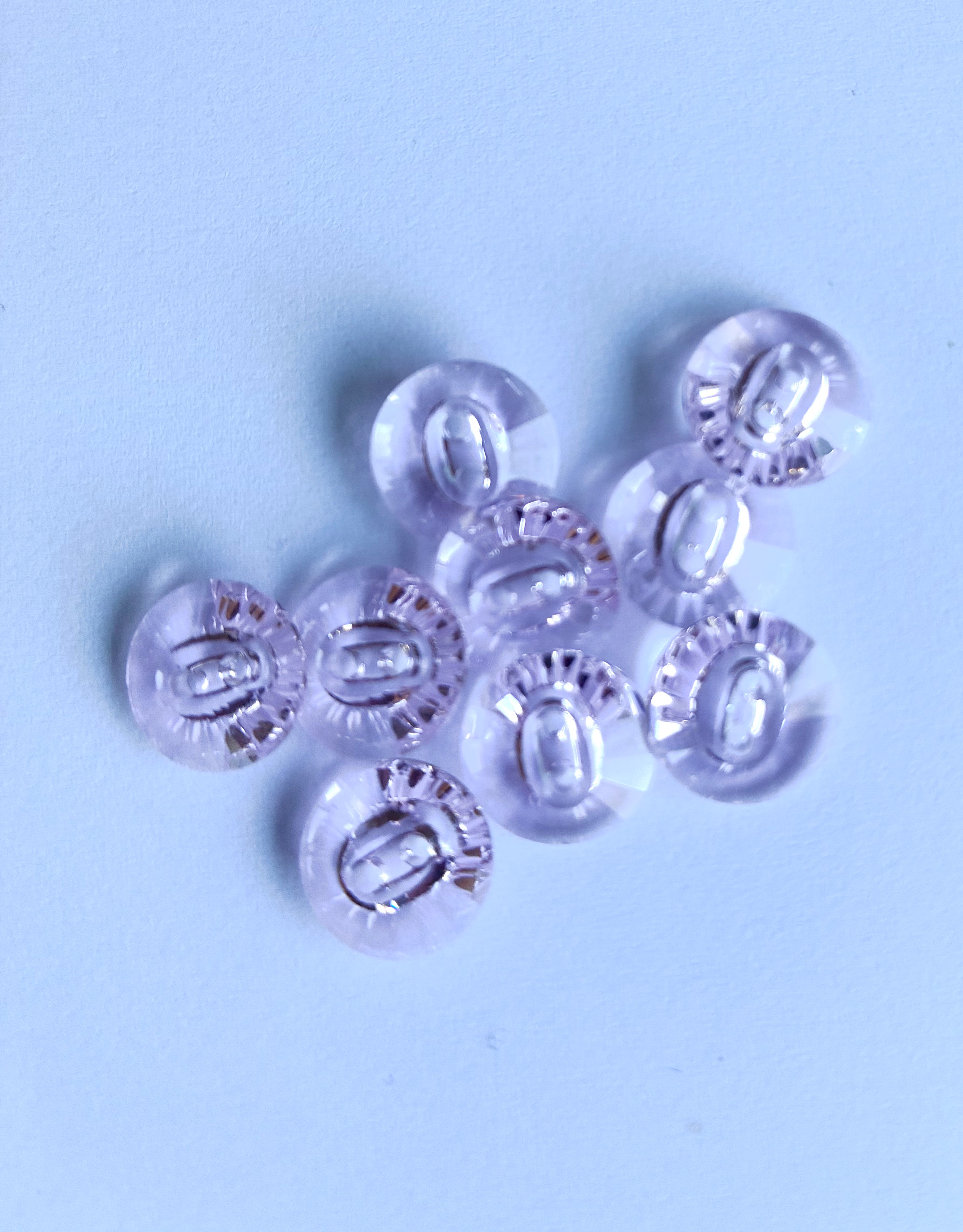 3019. Crystal round button 12 mm.