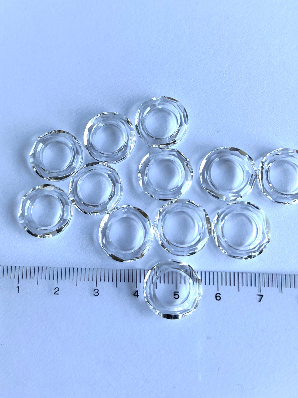 41391. Pure Crystal ring. 14 mm. Clear