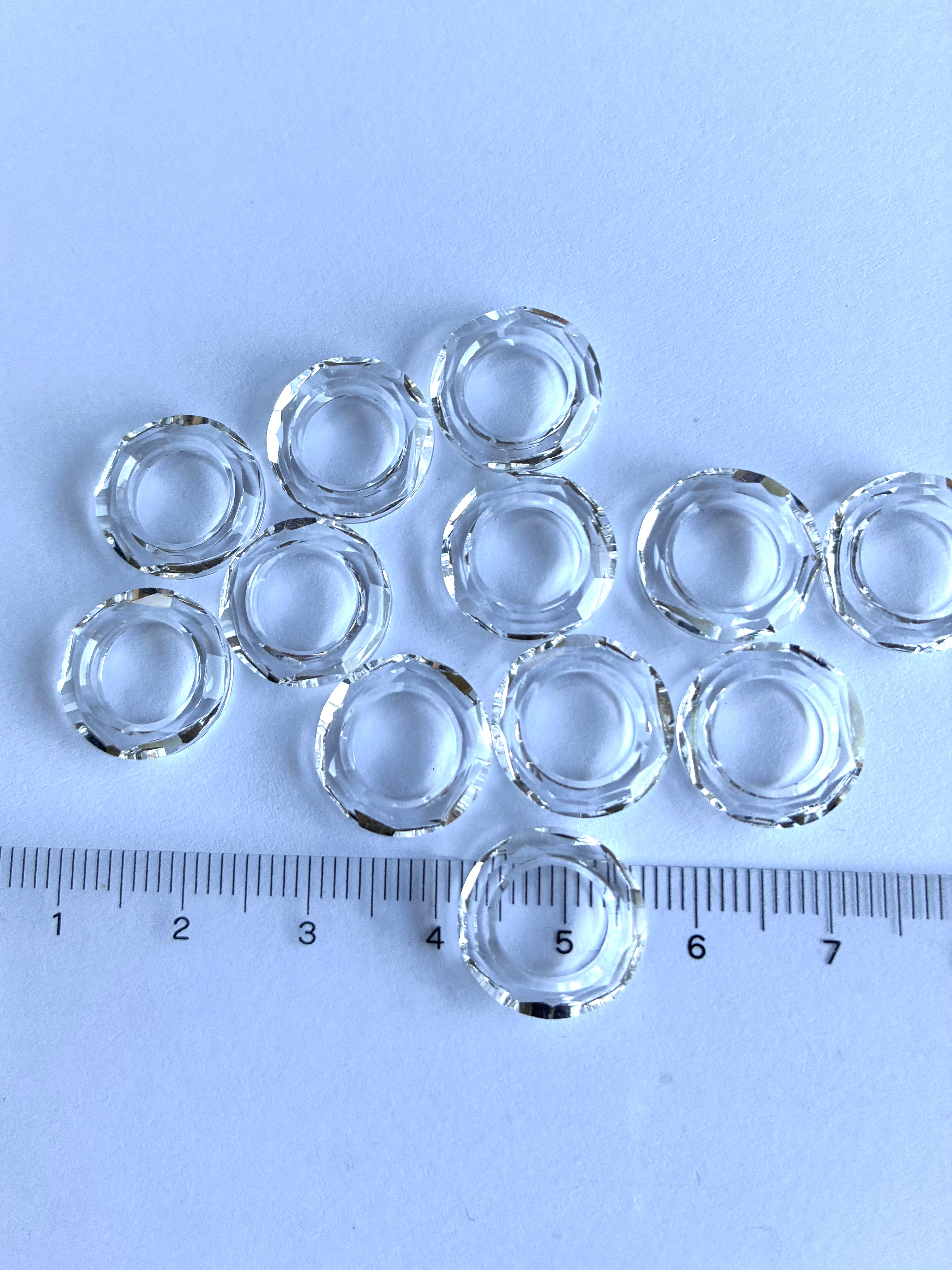41391. Pure Crystal ring. 14 mm. Clear