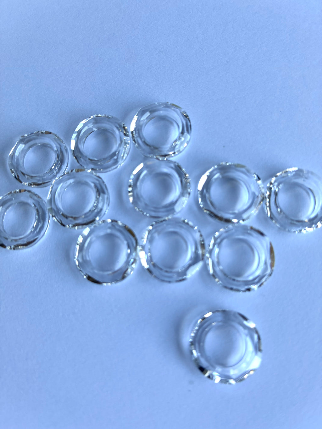 41391. Pure Crystal ring. 14 mm. Clear