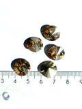 BPC3027. Bouton rond en cristal. 12 mm.