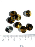 BPC30171. Bouton rond en cristal 12 mm.