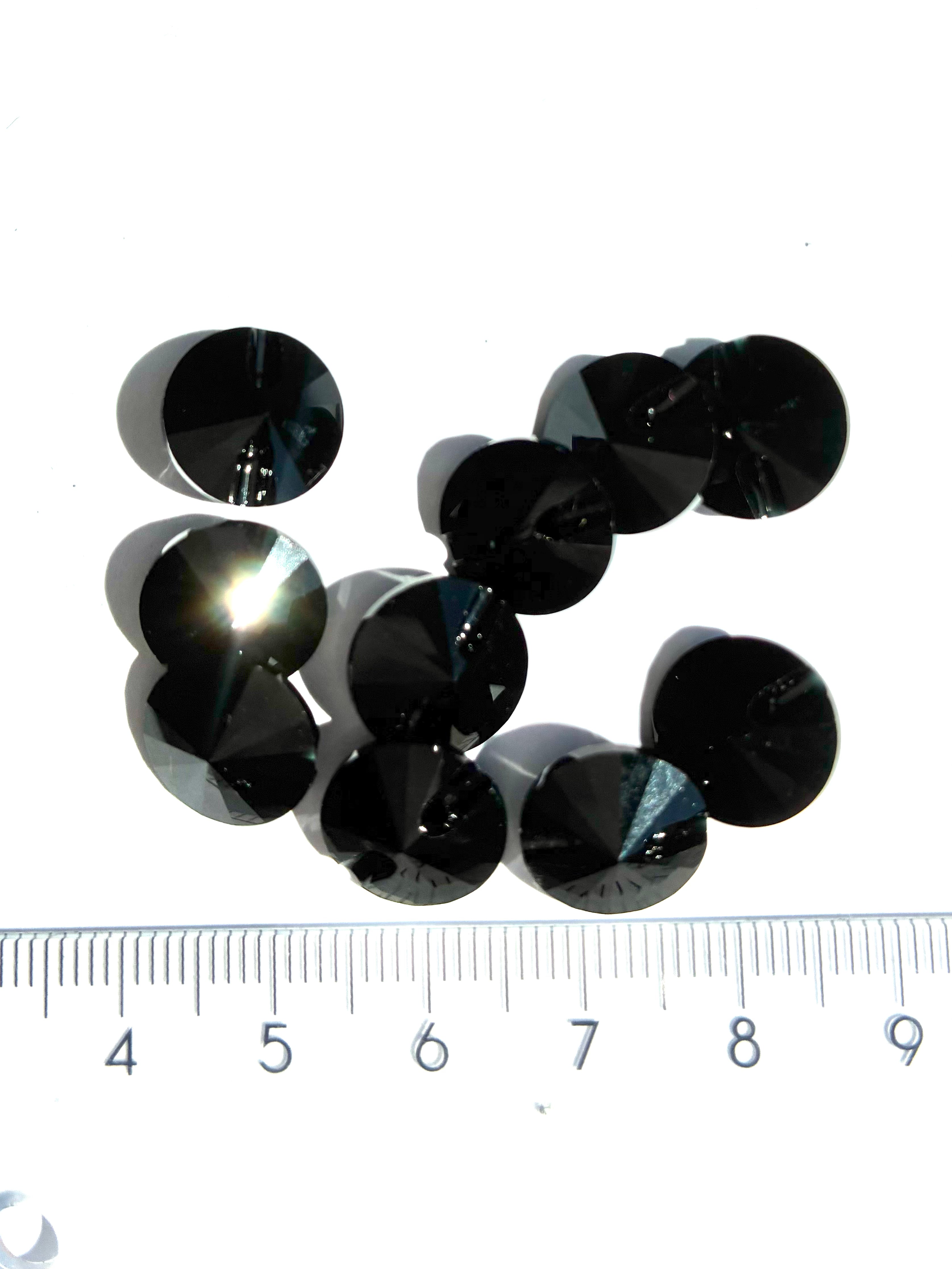 3016. Crystal round button 10 mm.