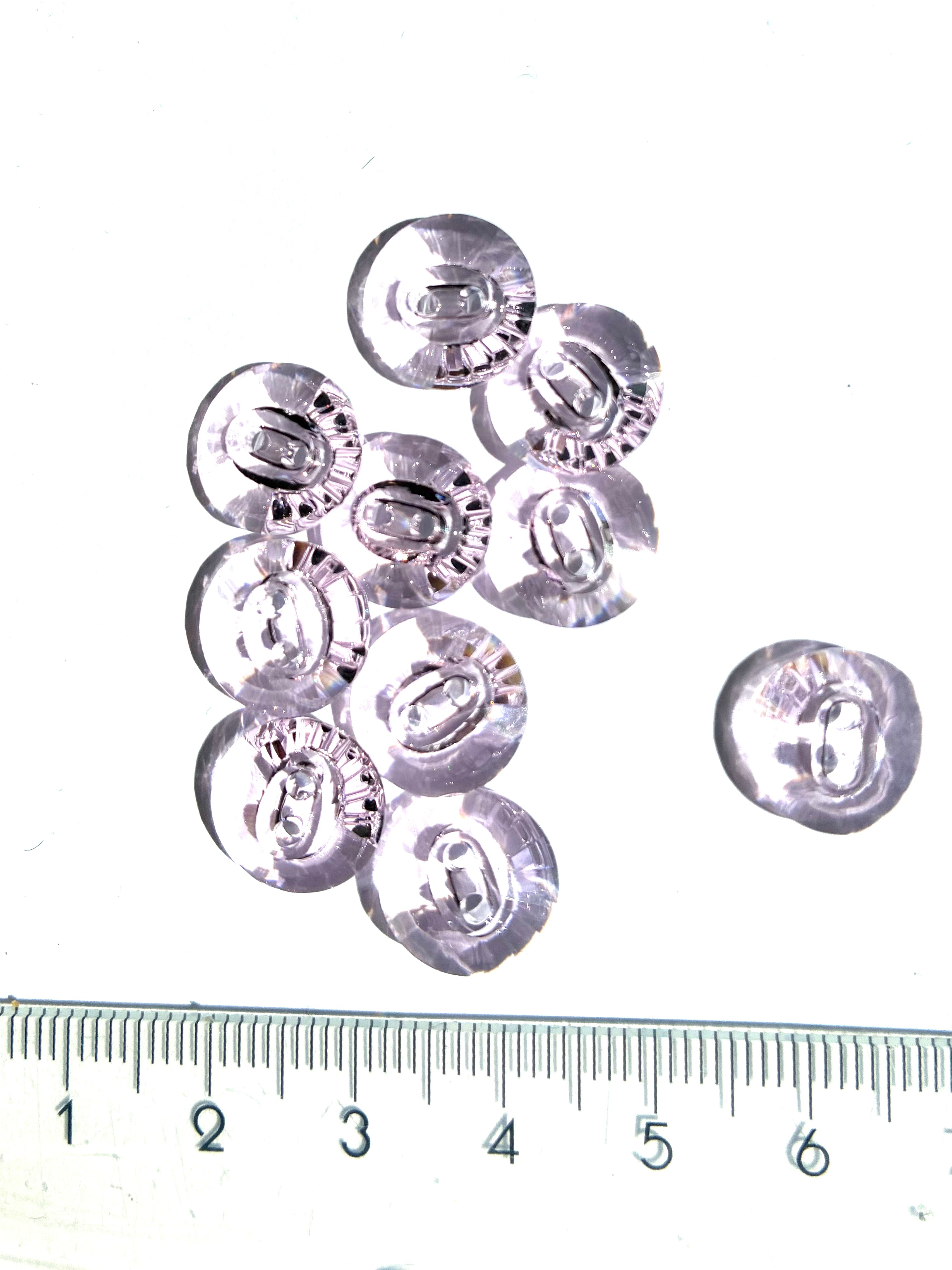 3019. Crystal round button 12 mm.