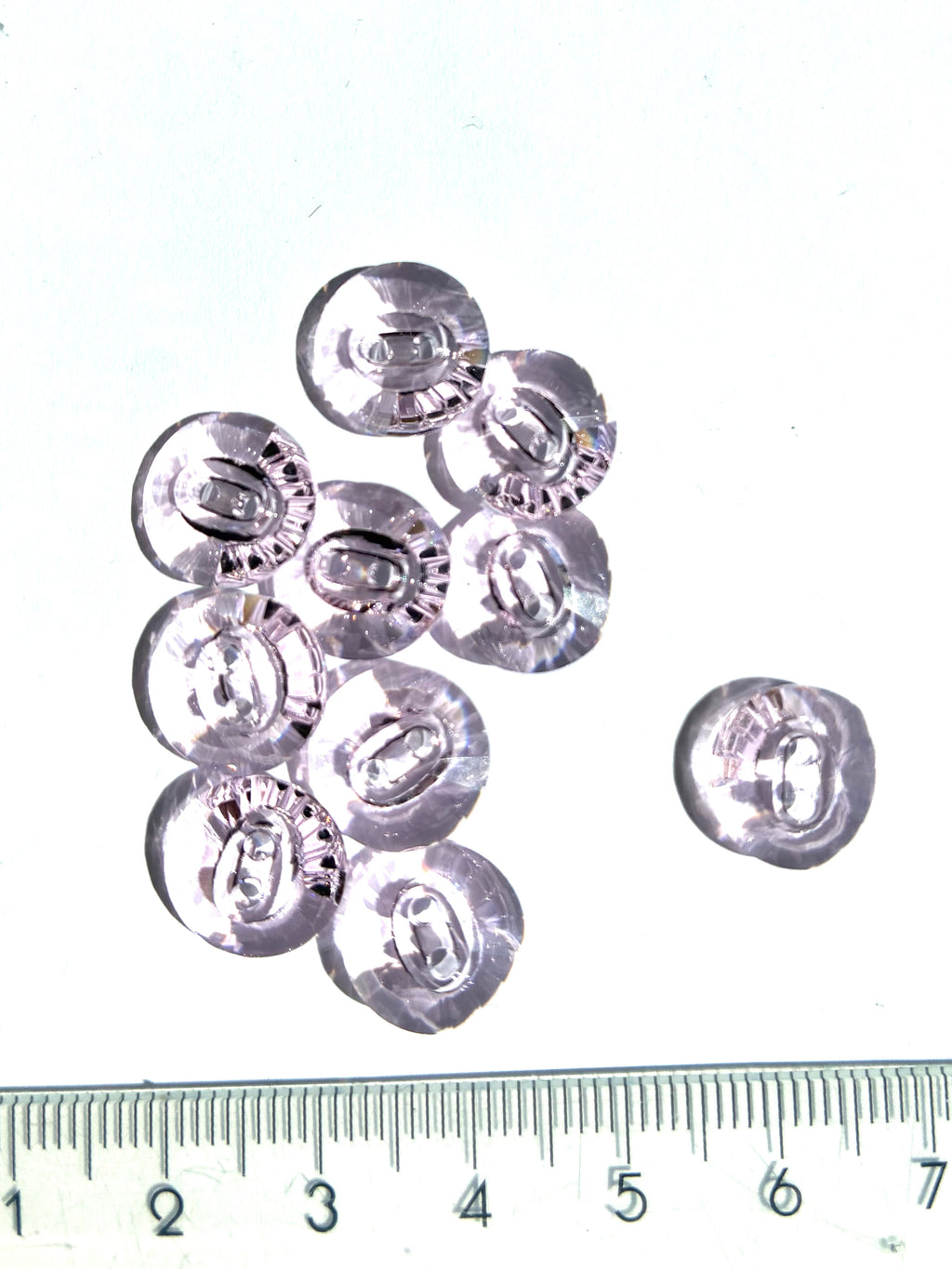 BPC3019. Bouton rond en cristal 12 mm.