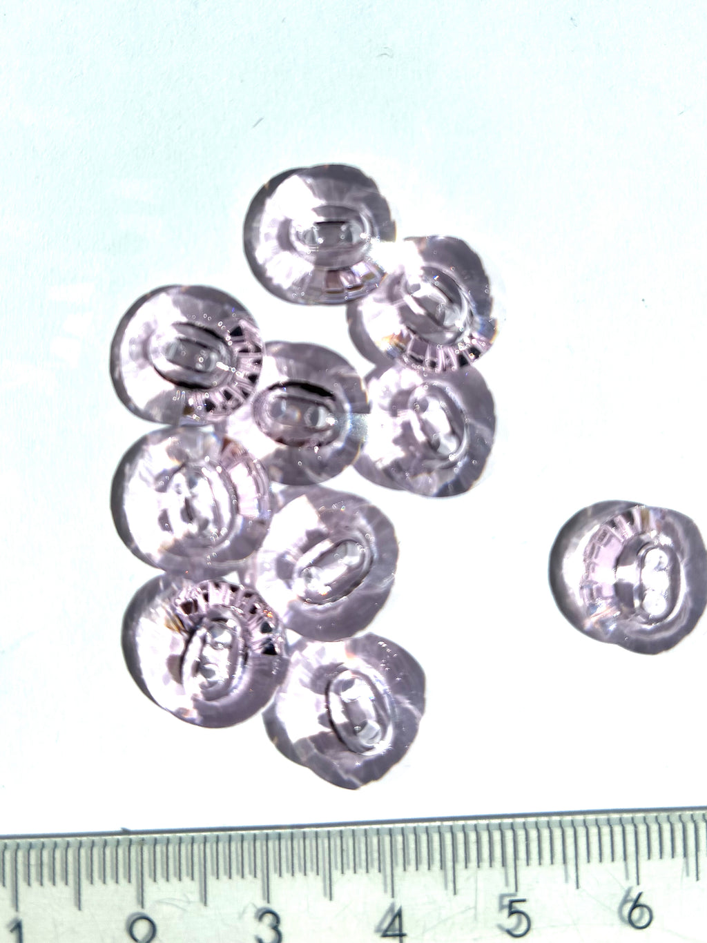 BPC3019. Bouton rond en cristal 12 mm.