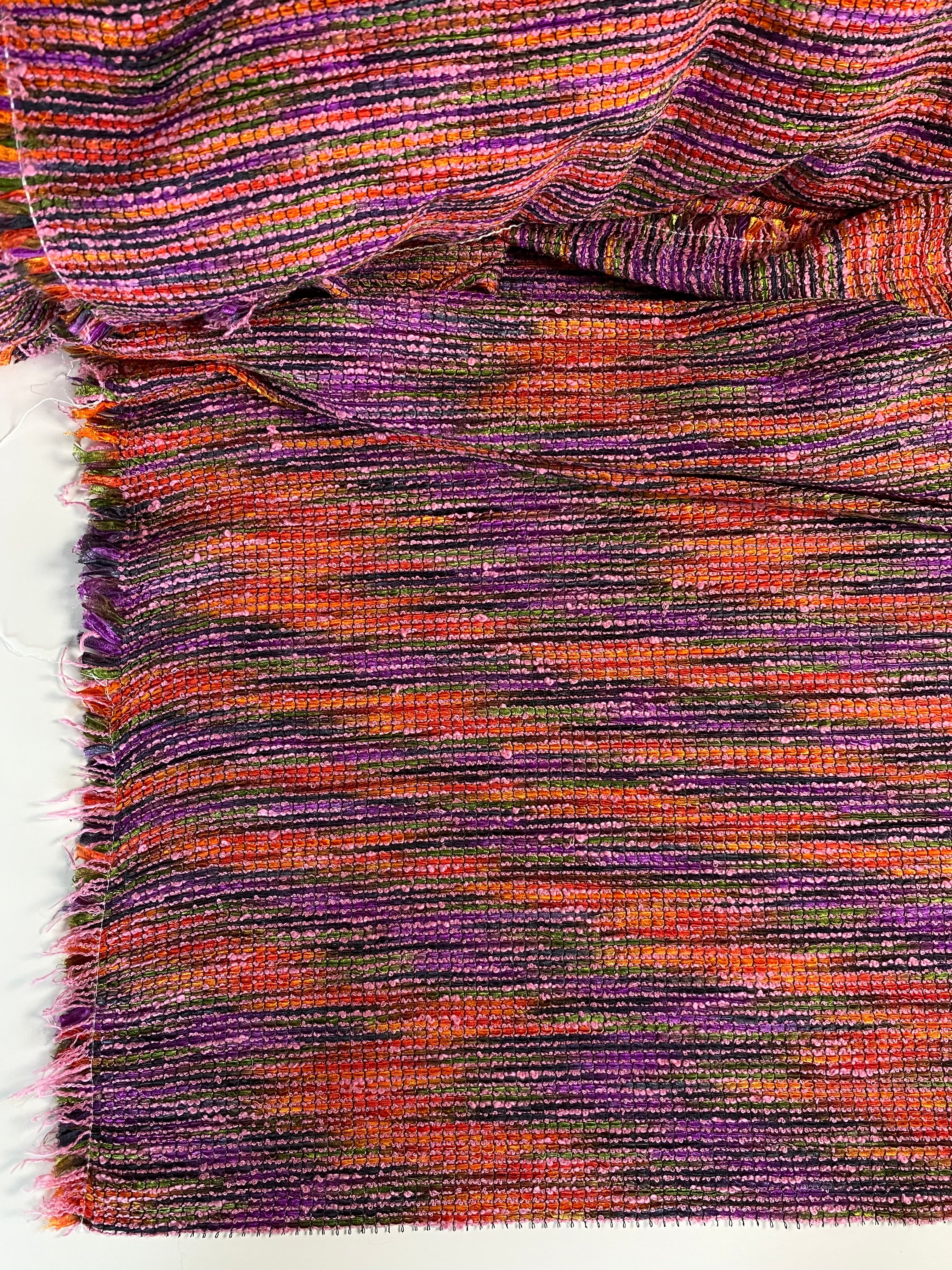 123MX. Tweed bouclé. Flammé