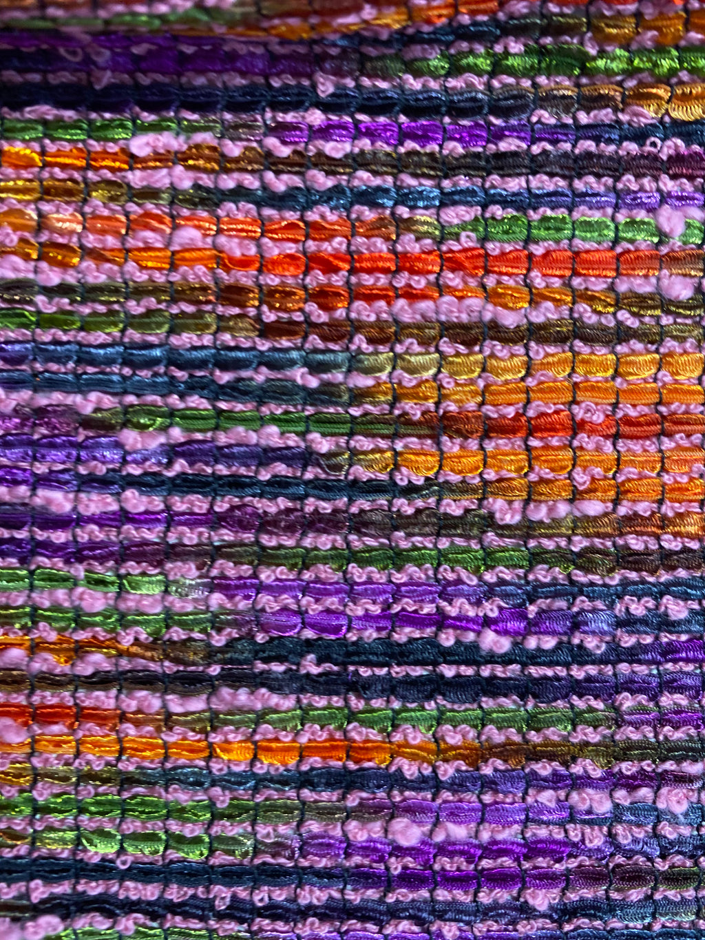 123MX. Tweed bouclé. Flammé