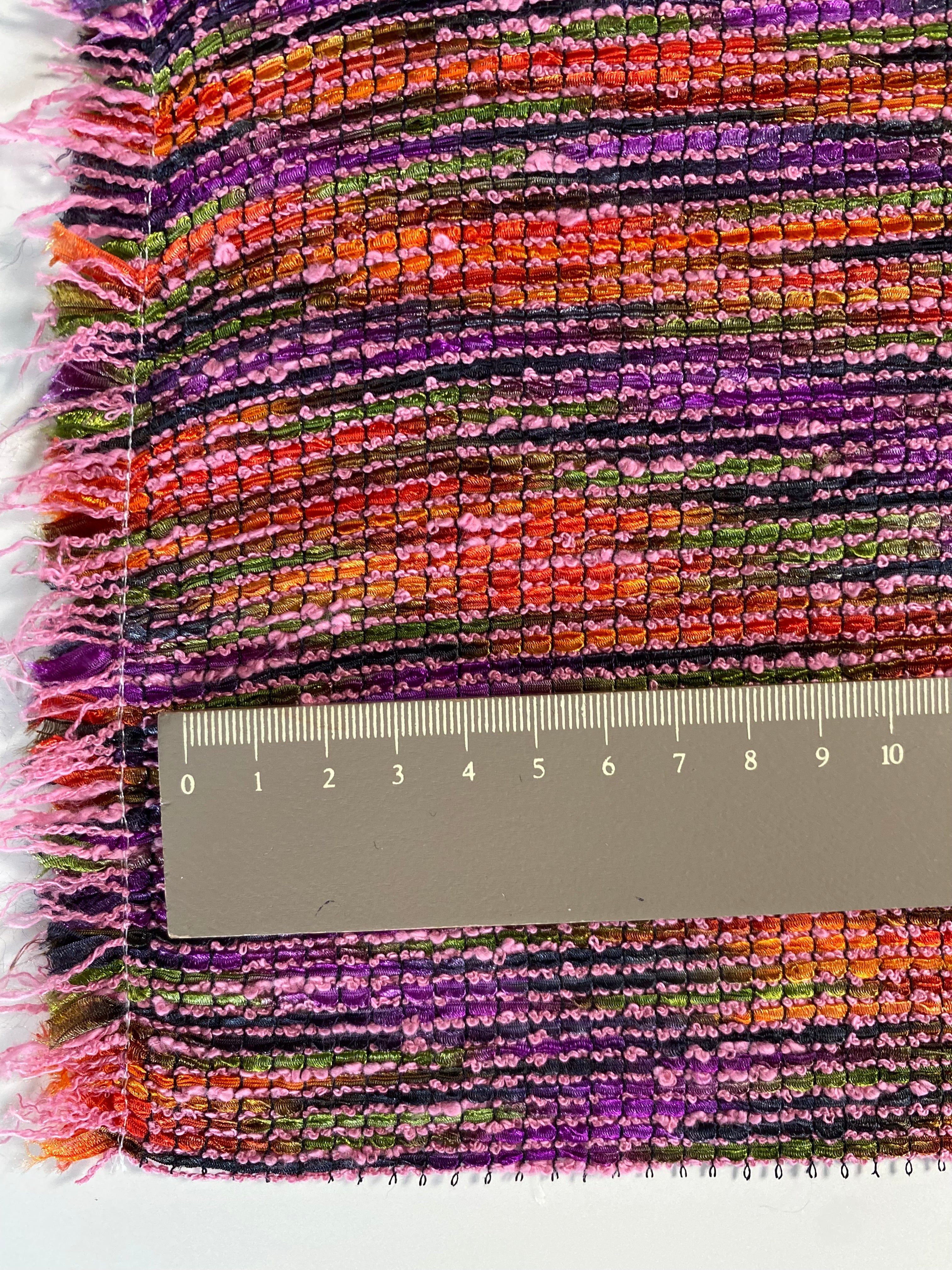 123MX. Tweed bouclé. Flammé