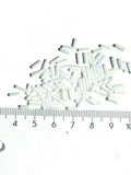 5281. Glass tube beads 6mm.