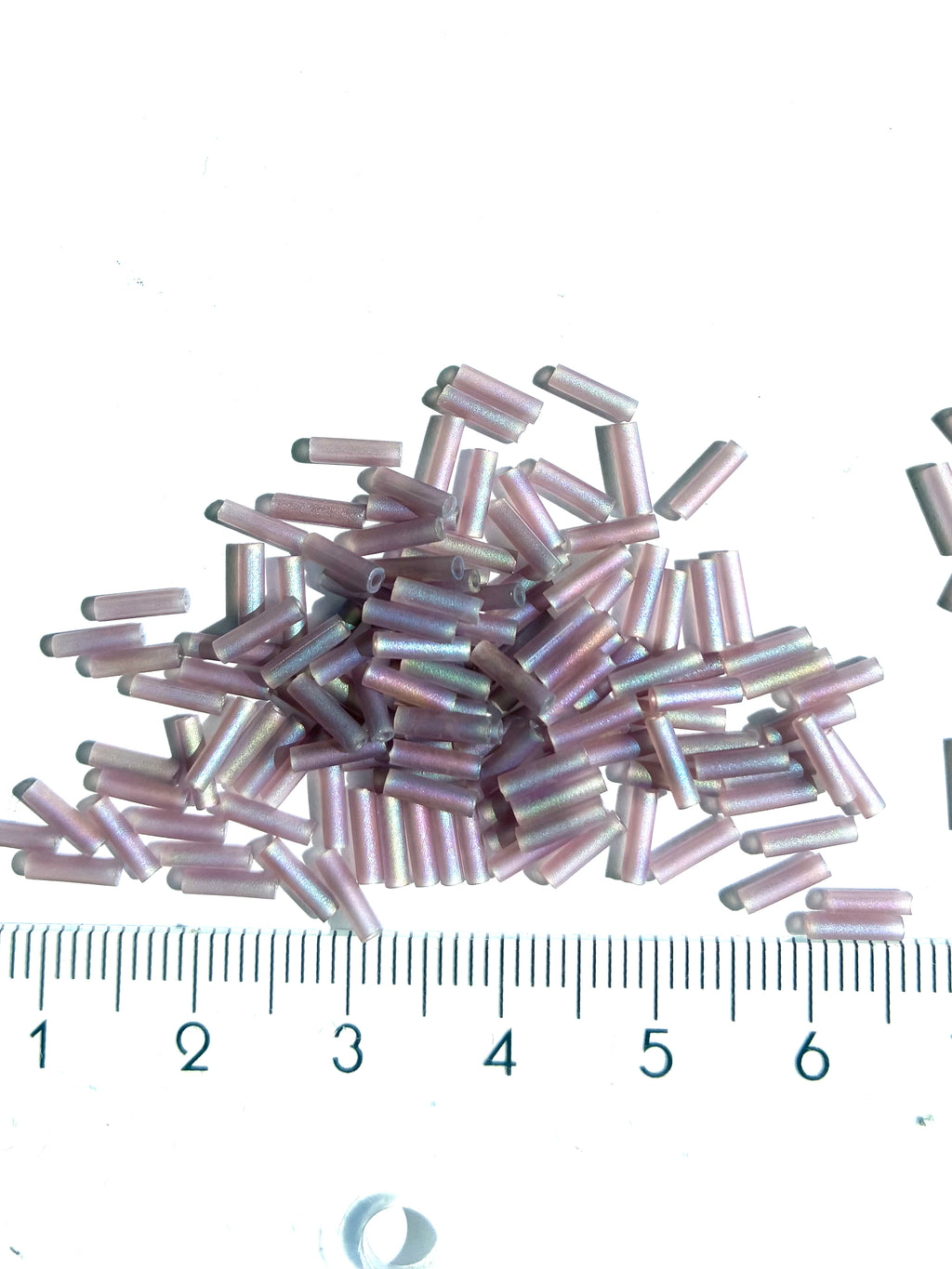 BMT1421. Perles tubulaires en verre. 6 mm.