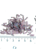 BMT1421. Perles tubulaires en verre. 6 mm.
