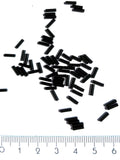 4811. Glass tube beads 6mm.