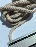 1032ACC. Weaved cord. 8mm. Beige.