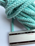1030ACC. Weaved cord. 8mm. Turquoise.