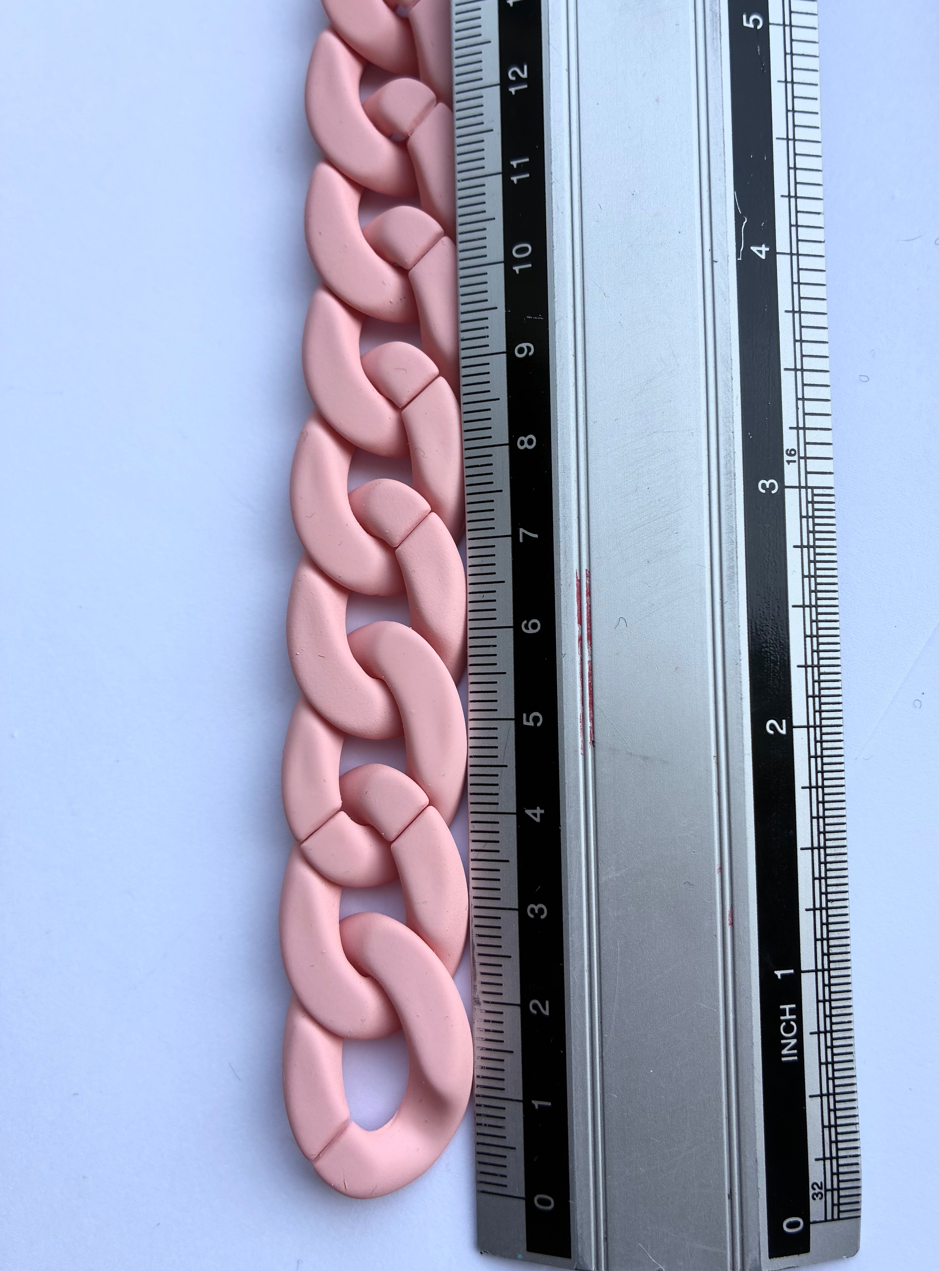 1103ACC. Decorative chain. 20mm. Pink.