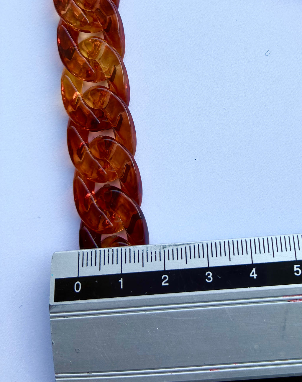 1111ACC. Decorative chain. 17mm. Turtle shell. Gloss.