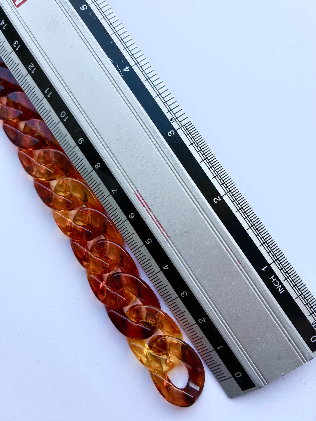 1111ACC. Decorative chain. 17mm. Turtle shell. Gloss.