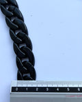 1110ACC. Decorative chain. 20mm. Black gloss.