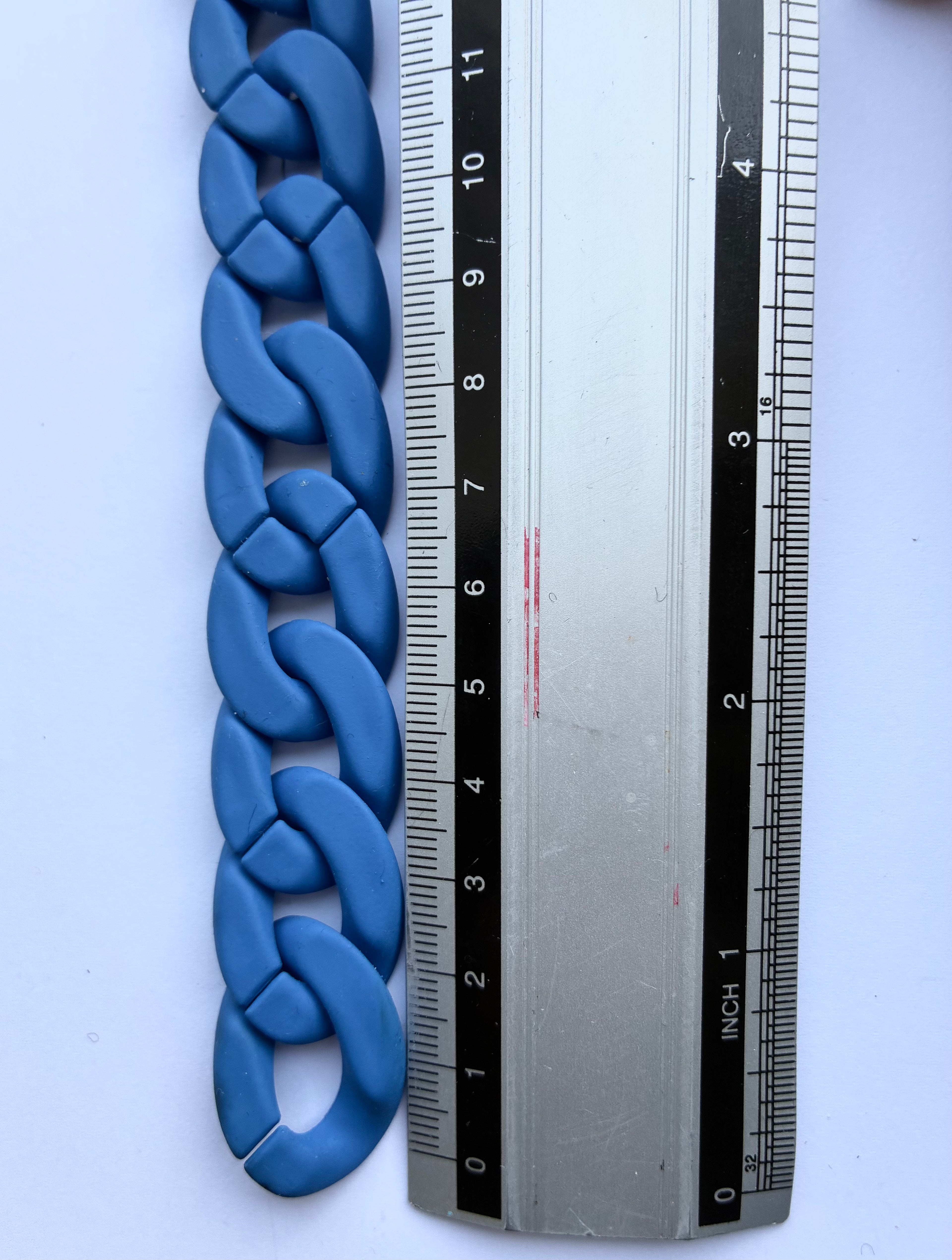 1105ACC. Decorative chain. 20mm. Blue.