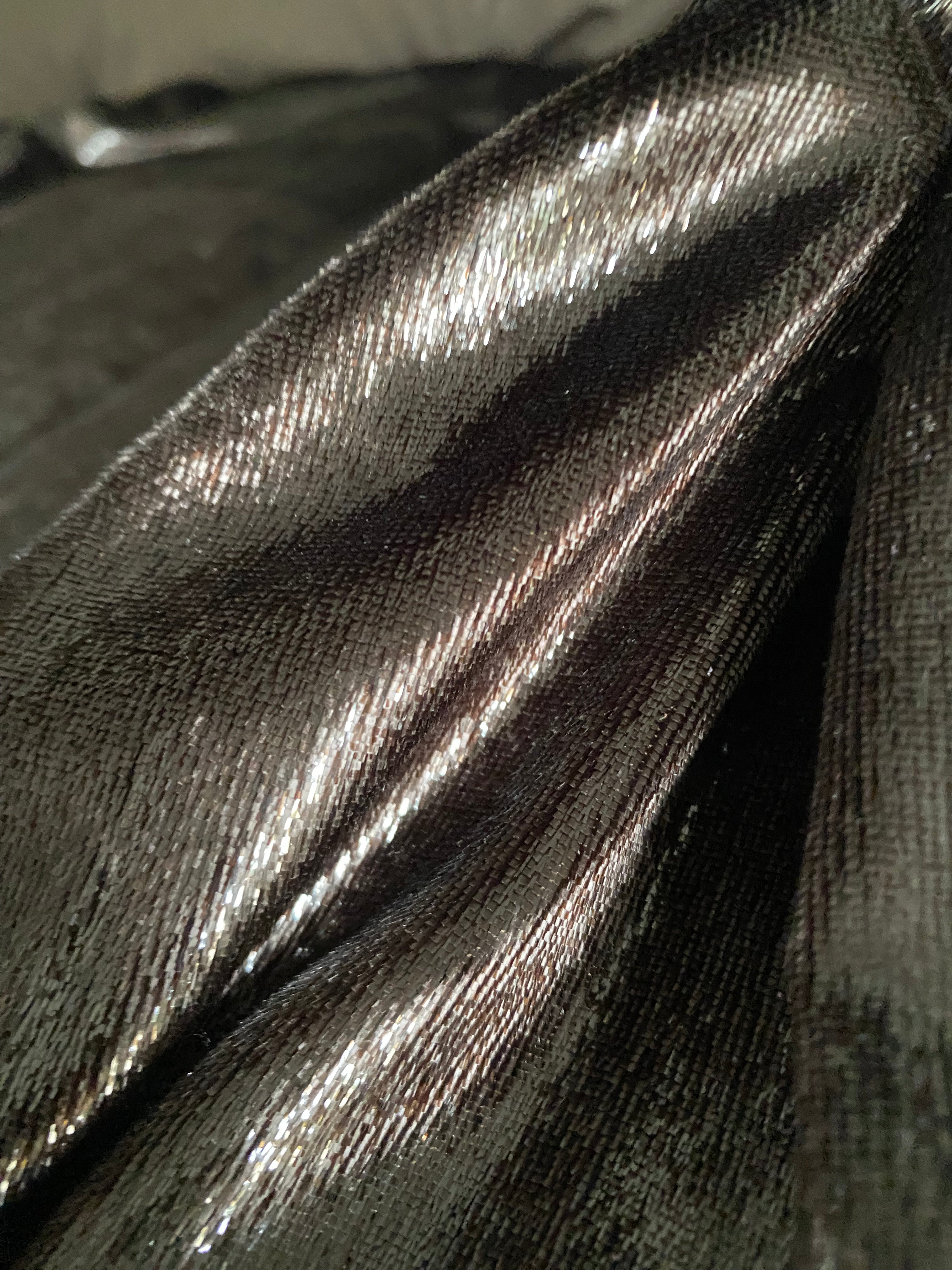 355PM. Metallic shine velvet. 255g/m2. 1m und 2.55m.