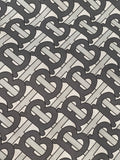 485P. Logo print nylon. 75g/m2. 1.4m and 1.2m coupons.
